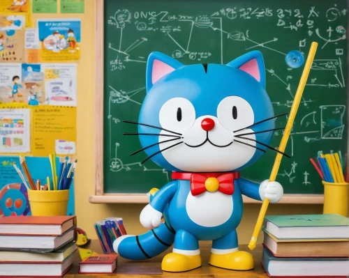 cat on a blue background,children's background,cartoon cat,doraemon,educational toy,school items,back to school,school enrollment,teacher,primary school student,classroom training,tutor,school administration software,financial education,classroom,preschool,montessori,school start,school management system,children's paper,Art,Artistic Painting,Artistic Painting 42