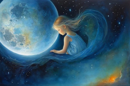 blue moon rose,moonbeam,celestial body,celestial bodies,blue moon,moonflower,the moon and the stars,celestial,the zodiac sign pisces,moon and star background,moon phase,moon and star,stars and moon,constellation swan,astral traveler,oil painting on canvas,mystical portrait of a girl,fantasy art,dreams catcher,zodiac sign libra,Conceptual Art,Daily,Daily 32
