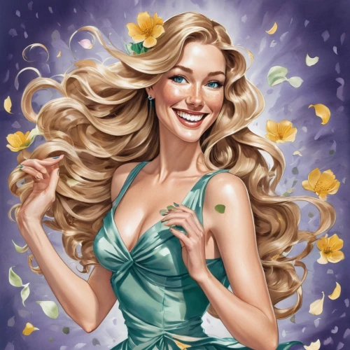 elsa,jessamine,watercolor pin up,flora,flower fairy,virgo,flower painting,rapunzel,girl in flowers,rose flower illustration,elven flower,rosa 'the fairy,celtic woman,horoscope libra,zodiac sign libra,fantasy portrait,cinderella,vanessa (butterfly),beautiful girl with flowers,portrait background,Illustration,Abstract Fantasy,Abstract Fantasy 23