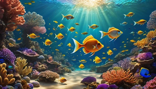 underwater background,anemone fish,golden angelfish,coral reef fish,school of fish,nemo,coral reef,sea life underwater,under the sea,anemonefish,butterflyfish,underwater fish,under sea,yellow fish,ocean underwater,underwater world,aquarium,foxface fish,lemon butterflyfish,coral fish