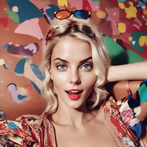 wallis day,pop art girl,girl-in-pop-art,pop art style,popart,pop art effect,colorful floral,pop art woman,pop art people,vintage floral,flower wall en,floral,pop art,pop art background,blond girl,pop art colors,flowery,minnie mouse,colourful,blonde woman,Photography,Natural