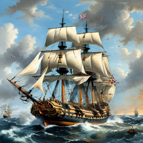 full-rigged ship,east indiaman,sloop-of-war,galleon ship,sea sailing ship,sail ship,three masted sailing ship,baltimore clipper,naval battle,barquentine,caravel,galleon,mayflower,tallship,steam frigate,sailing ship,united states coast guard cutter,training ship,inflation of sail,united states navy,Art,Classical Oil Painting,Classical Oil Painting 02