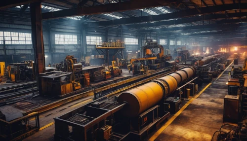 industrial tubes,steel mill,industrial landscape,industrial plant,factories,industries,industrial hall,industrial,heavy water factory,steel pipes,industry,steel tube,steelworker,mining facility,iron pipe,industry 4,factory hall,machinery,yellow machinery,refinery,Art,Artistic Painting,Artistic Painting 36