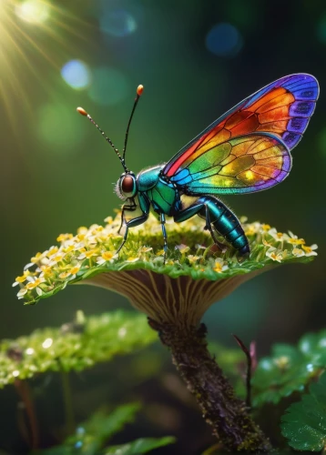 aurora butterfly,jewel bugs,flying insect,winged insect,jewel beetles,large aurora butterfly,membrane-winged insect,butterfly isolated,treehopper,rainbow butterflies,macro world,macro photography,delicate insect,forest beetle,tropical butterfly,insects,glass wing butterfly,ulysses butterfly,artificial fly,hover fly,Illustration,Realistic Fantasy,Realistic Fantasy 06