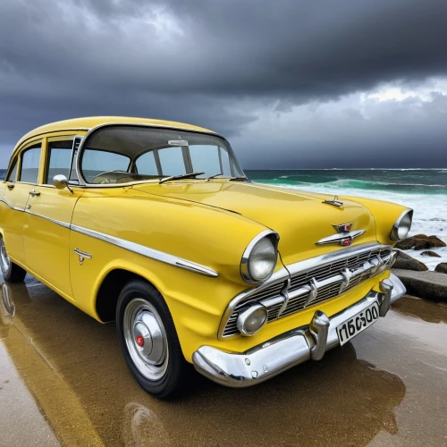 chevrolet beauville,ford falcon (australian version),chevrolet bel air,1955 ford,1952 ford,1949 ford,1957 chevrolet,chevrolet kingswood,edsel bermuda,chevrolet delray,opel record p1,opel record coupe,ford falcon,chevrolet styleline,chevrolet fleetline,cuba beach,opel record,american classic cars,cuba background,ford falcon (north america),Photography,General,Realistic