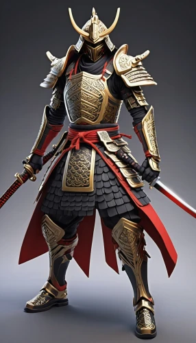 samurai,samurai fighter,goki,knight armor,emperor,shuanghuan noble,armored,centurion,3d model,yi sun sin,3d figure,sanshin,hijiki,haegen,kotobukiya,martial arts uniform,warlord,armor,fantasy warrior,japanese martial arts,Unique,3D,Isometric