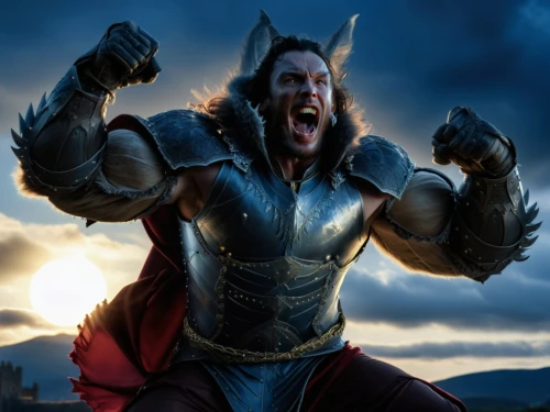 god of thunder,thor,wolverine,norse,bordafjordur,thorin,poseidon god face,loki,lokdepot,heroic fantasy,lokportrait,thundercat,to roar,lopushok,biblical narrative characters,marvel of peru,angry man,gnu,digital compositing,avenger hulk hero,Photography,General,Realistic