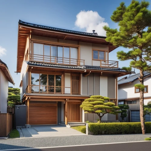 japanese architecture,wooden house,modern house,beautiful home,small house,two story house,japanese style,exterior decoration,residential house,timber house,3d rendering,house purchase,japanese-style,house shape,smart home,wooden facade,house front,shirakawa-go,large home,traditional house,Photography,General,Realistic