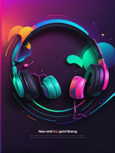 headsets,headset profile,headset,gradient effect,vector graphic,music background,colorful foil background,music border,dribbble,streamer,headphone,wireless headset,vector design,flat design,headphones,cinema 4d,80's design,abstract design,casque,landing page,Illustration,Paper based,Paper Based 14