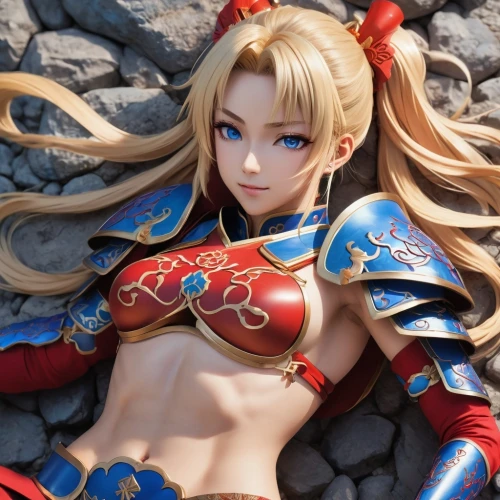 kotobukiya,3d figure,game figure,sanya,elza,female warrior,figurine,christmas figure,saber,nero,kos,abs,fantasy woman,doll figure,dragon li,female doll,erika,fantasy warrior,warrior pose,navel