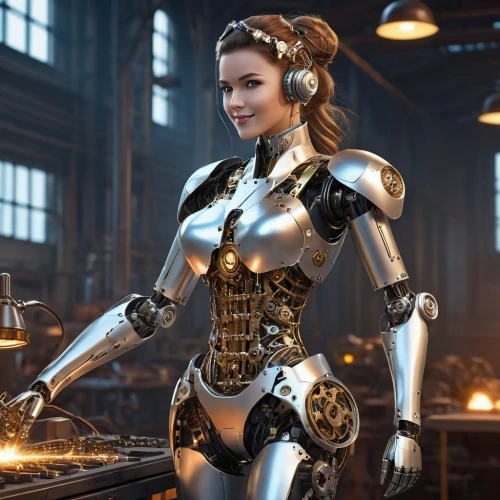 steampunk,cyborg,cybernetics,women in technology,ai,chat bot,barista,mechanical,fallout4,biomechanical,c-3po,artificial intelligence,robotics,fantasy woman,bot,sprint woman,industrial robot,female warrior,wearables,massively multiplayer online role-playing game
