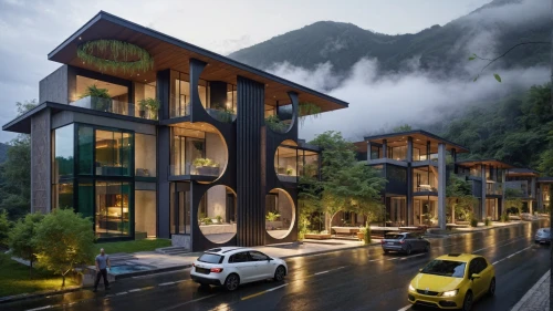 eco hotel,danyang eight scenic,boutique hotel,luxury hotel,hotel complex,house in the mountains,house in mountains,building valley,chalet,eco-construction,artvin,alpine restaurant,multistoreyed,dragon palace hotel,hanging houses,luxury property,hill station,tigers nest,mixed-use,mandarin house