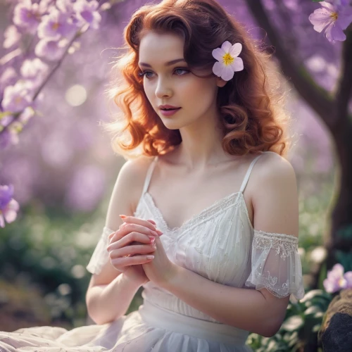 beautiful girl with flowers,girl in flowers,lilac blossom,romantic portrait,vintage flowers,vintage floral,springtime background,vintage lavender background,flower fairy,spring background,lilac flower,romantic look,white lilac,spring blossom,lilac flowers,portrait photography,vintage woman,faery,faerie,golden lilac,Conceptual Art,Sci-Fi,Sci-Fi 29