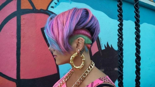 pink hair,harajuku,shoreditch,graffiti,brooklyn street art,fashion street,mohawk,punk,graffiti art,punk design,street artists,neon colors,street artist,laneway,pop art colors,painted wall,pop art background,girl-in-pop-art,mohawk hairstyle,pop art people