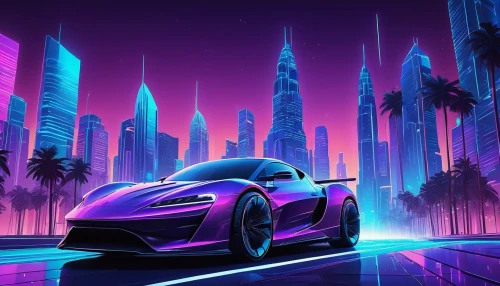 3d car wallpaper,purple wallpaper,dubai,ultraviolet,futuristic car,racing road,corvette,porsche,honda nsx,futuristic,gumpert apollo,gulf,supercar,nissan gtr,chevrolet corvette,neon arrows,futuristic landscape,porsche cayman,ford gt 2020,toyota supra,Illustration,Vector,Vector 14