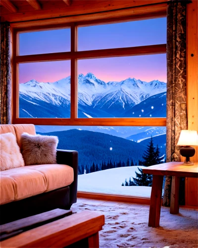 alpine style,window treatment,whistler,chalet,winter window,the cabin in the mountains,house in the mountains,snowy mountains,house in mountains,fairmont chateau lake louise,window covering,warm and cozy,wooden windows,snowed in,winter house,ski resort,snow landscape,beautiful home,fire place,home landscape,Illustration,Realistic Fantasy,Realistic Fantasy 32