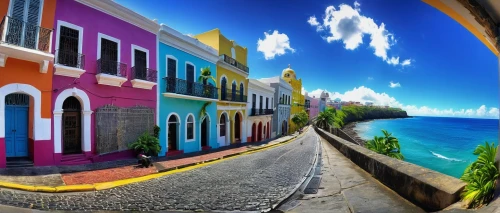 curacao,san juan,colorful city,puerto rico,cuba background,curaçao,colorful facade,antigua,bermuda,360 ° panorama,nicaraguan cordoba,cuba,haiti,positano,barbados,dominica,dominican republic,painted block wall,pano,vibrant color,Conceptual Art,Oil color,Oil Color 11