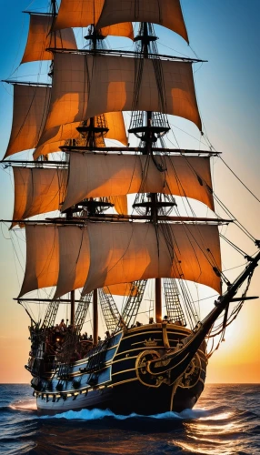 full-rigged ship,east indiaman,sea sailing ship,three masted sailing ship,galleon ship,sail ship,sailing ship,tallship,tall ship,galleon,sailing ships,three masted,sloop-of-war,sailing vessel,mayflower,pirate ship,caravel,barquentine,training ship,inflation of sail,Photography,General,Realistic