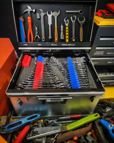 toolbox,tools,school tools,cutting tools,workbench,tackle box,tool accessory,organization,wrenches,set tool,organized,multi-tool,hydraulic rescue tools,a drawer,art tools,kitchen tools,storage cabinet,household hardware,office equipment,compartments