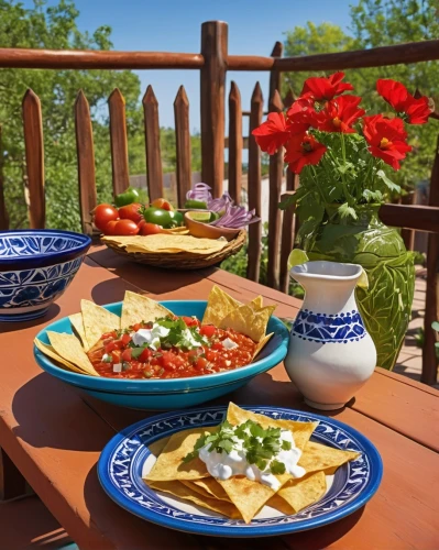 huevos rancheros,southwestern united states food,tex-mex food,mexican foods,mediterranean cuisine,mexican food cheese,garden breakfast,outdoor dining,breakfast outside,pico de gallo,mexican food,pozole,dinnerware set,menudo,cinco de mayo,outdoor table,mexican mix,taco soup,bird's eye chili,turkish cuisine,Art,Artistic Painting,Artistic Painting 47