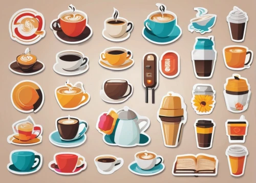 coffee icons,drink icons,coffee tea illustration,ice cream icons,food icons,coffee background,coffee cups,icon set,hot beverages,set of icons,low poly coffee,cups of coffee,hot drinks,fruits icons,food collage,cups,cup coffee,tea art,teapots,cute coffee,Unique,Design,Sticker