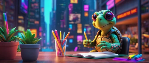 wonder gecko,neon human resources,blur office background,cinema 4d,frog background,animator,3d background,digital compositing,animation,baby groot,girl studying,b3d,groot super hero,animated cartoon,groot,day gecko,cgi,suit actor,gecko,cute cartoon character,Conceptual Art,Sci-Fi,Sci-Fi 26