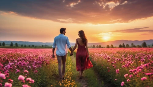 romantic scene,loving couple sunrise,field of flowers,flower background,flowers field,flower field,landscape background,girl and boy outdoor,romantic look,blooming field,land love,romantic,nature love,flower in sunset,meadow landscape,romantic portrait,romantic meeting,romantic night,beautiful couple,beautiful moment,Photography,General,Realistic