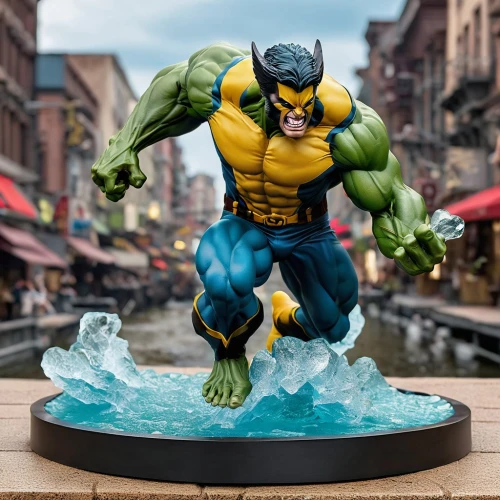 marvel figurine,avenger hulk hero,hulk,incredible hulk,3d figure,wolverine,minion hulk,actionfigure,poseidon,game figure,figure of justice,vax figure,action figure,frog figure,lopushok,muscle man,figurine,sea devil,x-men,christmas figure,Photography,General,Realistic