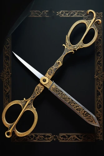 pair of scissors,bamboo scissors,hunting knife,fabric scissors,shears,herb knife,serrated blade,dagger,king sword,bowie knife,scythe,scissors,scabbard,table knife,awesome arrow,sharp knife,decorative arrows,beginning knife,sword,knives,Art,Classical Oil Painting,Classical Oil Painting 03