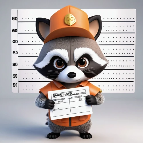 inspector,rocket raccoon,burglar,raccoon,officer,north american raccoon,robber,raccoons,police check,zookeeper,crime prevention,private investigator,policeman,traffic cop,criminal police,park ranger,police officer,sheriff,panda,fire marshal,Unique,3D,3D Character