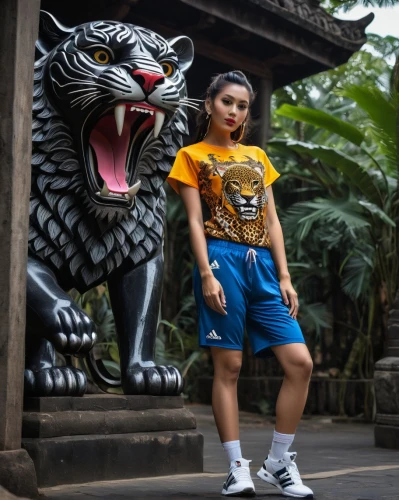 asian tiger,tigers,animal kingdom,roar,chinese icons,wildpark poing,merlion,lioness,zoo,lion fountain,to roar,she feeds the lion,lion,two lion,lionesses,roaring,asia,jungle,tees,barong,Photography,General,Fantasy