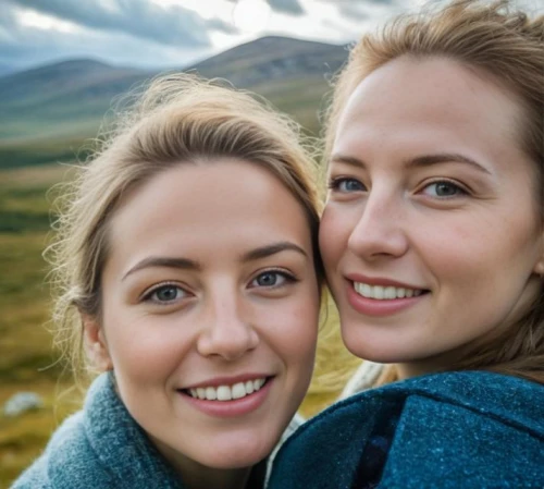icelanders,natural beauties,two girls,sisters,young women,mom and daughter,mother and daughter,beautiful women,women friends,portrait photographers,bordafjordur,beautiful photo girls,swedish german,nordic,romantic portrait,natural cosmetic,scandinavia,women's eyes,pre-wedding photo shoot,fjäll,Outdoor,Scotland