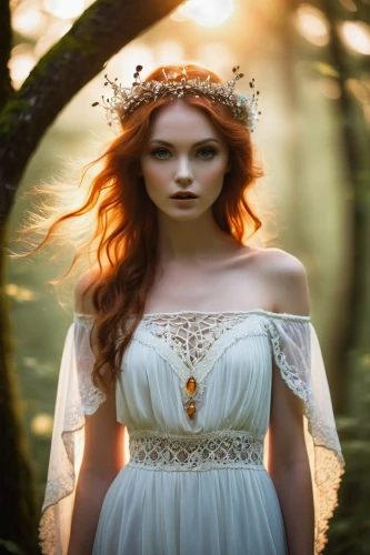 faery,celtic woman,faerie,mystical portrait of a girl,fae,fairy queen,sun bride,bridal clothing,celtic queen,fairy tale character,bridal dress,wedding dresses,dead bride,girl in a long dress,enchanting,the enchantress,bridal,enchanted,fairy tale,fantasy woman,Conceptual Art,Sci-Fi,Sci-Fi 19