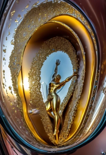 automobile hood ornament,pour,crystal ball-photography,agave nectar,vintage car hood ornament,surface tension,lensball,gold chalice,champagne cocktail,slug glass,liquid bubble,tea art,a glass of champagne,finch in liquid amber,kombucha,oil in water,gold foil mermaid,spirit of ecstasy,beer cocktail,a glass of