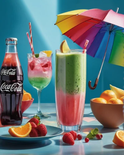 colorful drinks,ice cream sodas,coca-cola light sango,frozen carbonated beverage,tropical drink,the coca-cola company,mystic light food photography,coca-cola,summer still-life,food photography,coca cola,frozen drink,coca cola logo,product photography,carbonated soft drinks,food styling,coca,neon drinks,fruitcocktail,fruity hot,Illustration,Realistic Fantasy,Realistic Fantasy 20