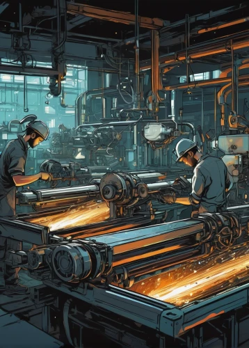 manufacturing,steelworker,manufacture,industry 4,factories,manufactures,welders,metallurgy,workers,welding,metalworking,machinery,industries,steel mill,machine tool,welder,industry,foundry,heavy water factory,metal lathe,Illustration,Realistic Fantasy,Realistic Fantasy 23