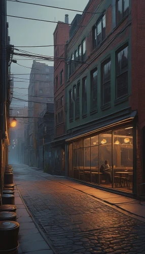 old linden alley,evening atmosphere,blind alley,alleyway,morning mist,morning fog,early morning,ghost town,atmospheric,alley,early fog,foggy,foggy day,greystreet,morning haze,north american fog,montreal,dawn,streetcar,atmosphere,Conceptual Art,Daily,Daily 30