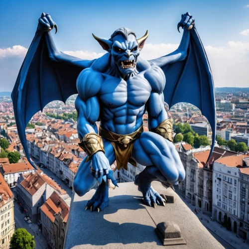 gargoyles,gargoyle,blue demon,grand bleu de gascogne,květ,zagreb,cleanup,griffon bruxellois,torgau,stůl,brno,lyon,de ville,ulm,bratislava,mannheim,wall,bat,würzburg,czechia,Photography,General,Realistic