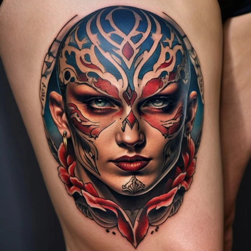 tattoo girl,warrior woman,tribal,female warrior,darth talon,body art,tattoo expo,geisha,tattoo,body painting,wonderwoman,tattoo artist,geisha girl,forearm,woman's face,on the arm,bodypaint,with tattoo,bodypainting,la catrina,Photography,General,Realistic