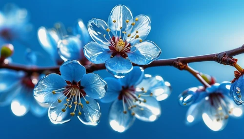 almond tree,plum blossom,blue petals,plum blossoms,blue birds and blossom,cherry blossom branch,blue flowers,spring blossom,cherry branches,almond blossoms,fruit blossoms,apricot flowers,ornamental cherry,tree blossoms,blue flower,apricot blossom,almond blossom,prunus,siberian squill,spring blossoms,Photography,General,Realistic