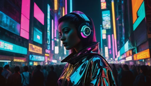 cyberpunk,futuristic,neon lights,music background,neon,echo,neon light,colored lights,music player,electro,techno color,ultraviolet,android inspired,dystopian,vapor,electronic,audio player,colorful city,aura,80s,Photography,Documentary Photography,Documentary Photography 12