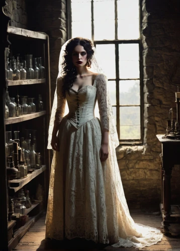 candlemaker,apothecary,bridal clothing,wedding dresses,wedding gown,dead bride,wedding dress,bridal dress,dressmaker,victorian lady,laundress,digital compositing,wedding photography,overskirt,jessamine,white rose snow queen,gothic portrait,mrs white,seamstress,clary,Art,Artistic Painting,Artistic Painting 08