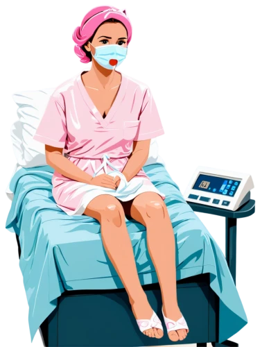 medical illustration,surgical mask,medical procedure,obstetric ultrasonography,dental assistant,dental hygienist,medical face mask,electronic medical record,medical treatment,menopause,health care provider,fertility monitor,healthcare medicine,cancer illustration,health care workers,female nurse,medical assistant,hospital gown,chemo therapy,chemotherapy,Unique,Design,Sticker