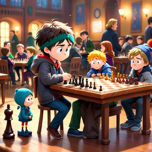 chess game,chess men,play chess,chess player,chess,chess pieces,chessboards,chess board,kids illustration,chess icons,game illustration,chessboard,vertical chess,chibi kids,chibi children,gnomes at table,chess cube,hero academy,cg artwork,cute cartoon image,Anime,Anime,Cartoon