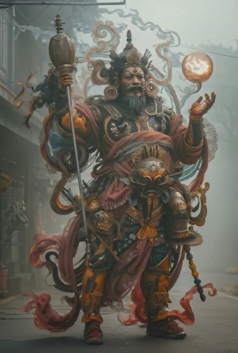 barongsai,yi sun sin,shuanghuan noble,goki,hwachae,wuchang,xing yi quan,sea god,zui quan,chinese dragon,ganesha,tai qi,samurai,year of the rat,shaman,medusa gorgon,chinese art,ganghwado,xizhi,sadhu