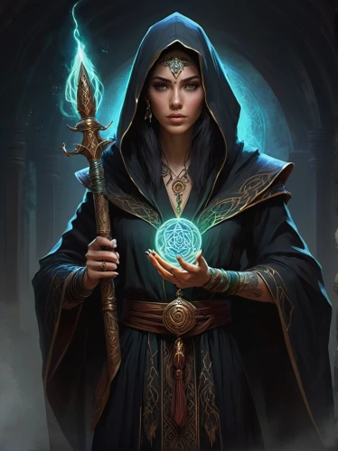 dodge warlock,sorceress,mage,magus,magistrate,sterntaler,jaya,priestess,magic grimoire,blue enchantress,massively multiplayer online role-playing game,summoner,paysandisia archon,aesulapian staff,zodiac sign libra,runes,arcanum,amulet,fantasy portrait,prejmer,Conceptual Art,Fantasy,Fantasy 16