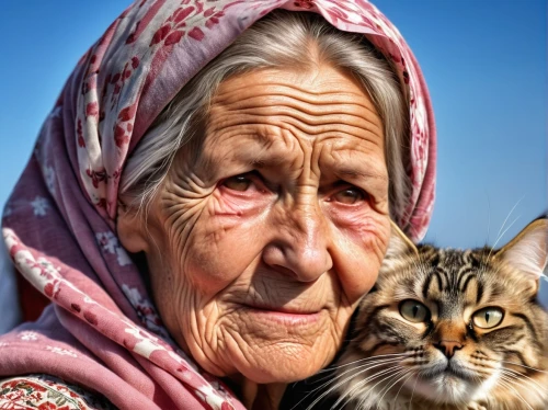 elderly lady,old woman,care for the elderly,pensioner,elderly person,elderly people,old age,grandmother,old couple,older person,senior citizen,elderly,caregiver,bağlama,old human,cat greece,grandma,cat european,chinese pastoral cat,cat lovers,Photography,General,Realistic