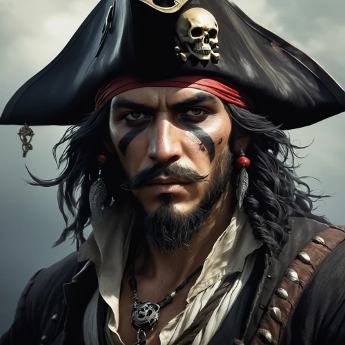 pirate,pirates,jolly roger,east indiaman,pirate treasure,piracy,pirate flag,skull and crossbones,full hd wallpaper,rum,portrait background,crossbones,galleon,caravel,skull and cross bones,black pearl,captain,bandana background,skull bones,jack,Conceptual Art,Fantasy,Fantasy 11