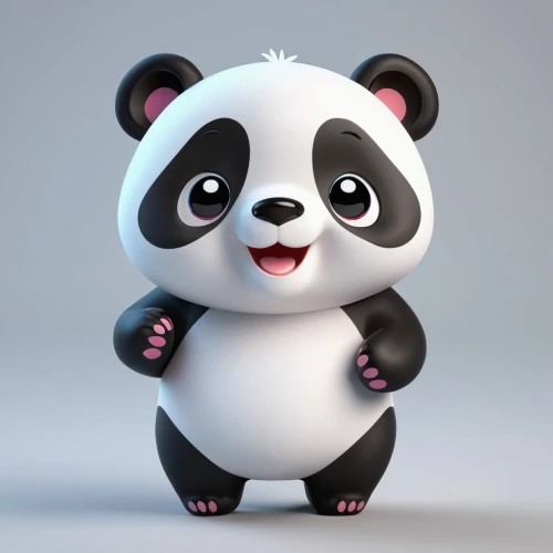 kawaii panda,chinese panda,panda,little panda,kawaii panda emoji,panda bear,baby panda,panda cub,pandas,giant panda,cute cartoon character,pandabear,panda face,oliang,hanging panda,lun,po,bamboo,3d model,3d teddy,Unique,3D,3D Character