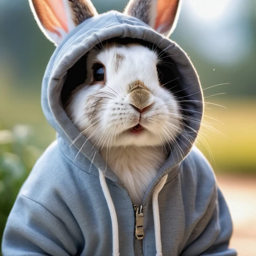 hoodie,european rabbit,domestic rabbit,peter rabbit,bunny,dwarf rabbit,brown rabbit,little bunny,rabbit,no ear bunny,little rabbit,jack rabbit,wood rabbit,easter bunny,baby bunny,hop,lepus europaeus,baby rabbit,wild rabbit,white bunny,Photography,General,Natural